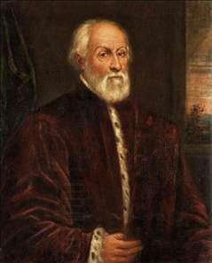 Domenico Tintoretto Portrait of a Gentleman oil painting picture